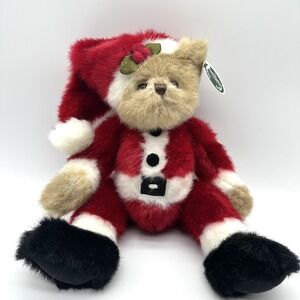 RETIRED  The Bearington Collection SANTA BEARY 173188 Stuffed Animal Christmas